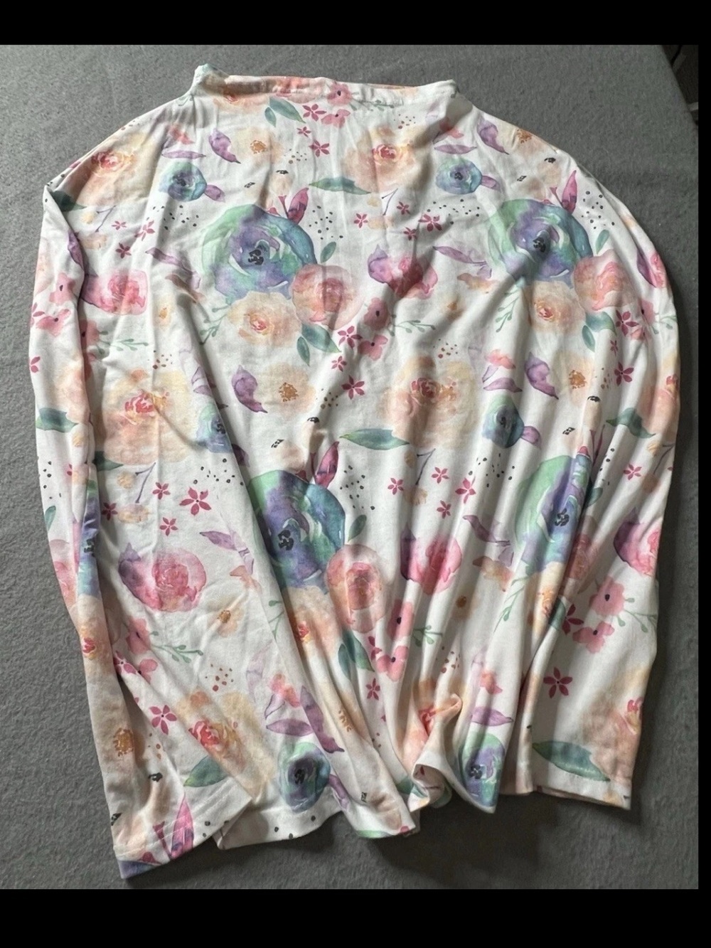 Copper Pearl Nursing/Carseat Cover One Sz Watercolor Pink Floral Bloom Bamboo